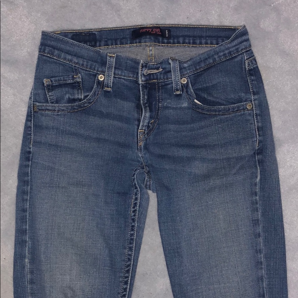 Levi’s Curvy Cut 528 Skinny Jeans Size 3M